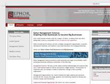 Tablet Screenshot of managementscience.ephorgroup.com